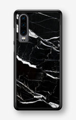 Huawei P30 Hard Case – Black Marble - View 1