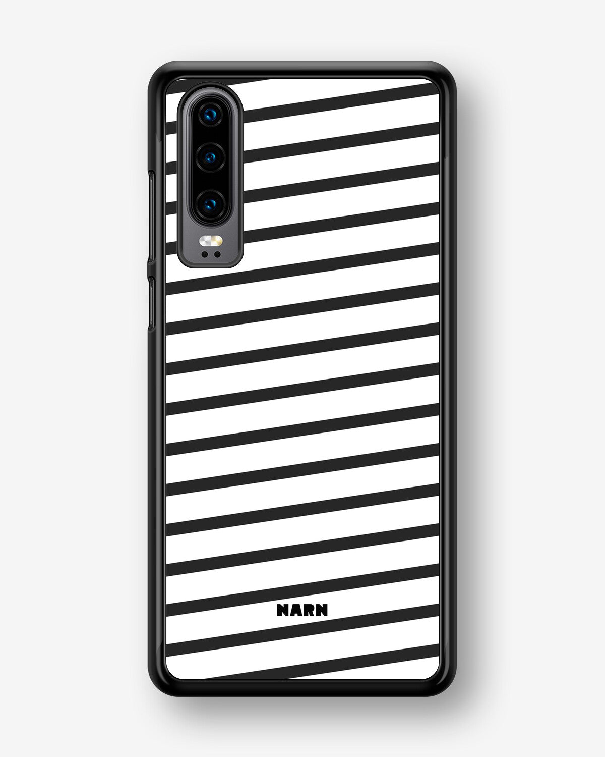 Huawei P30 Hard Case – Black Stripes - View 1