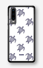 Huawei P30 Hard Case – Blue Turtles - View 1