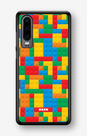 Huawei P30 Hard Case – Building Bricks - View 1