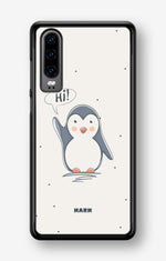 Huawei P30 Hard Case – Cute Penguin - View 1