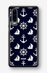 Huawei P30 Hard Case – Deep Blue Voyage - View 1