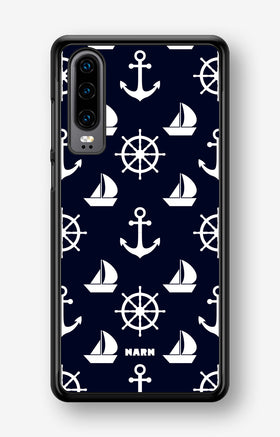 Huawei P30 Hard Case – Deep Blue Voyage - View 1