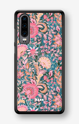 Huawei P30 Hard Case – Fantasy Flowers - View 1