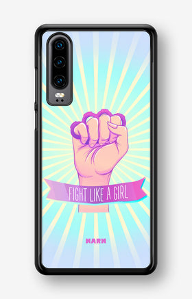 Huawei P30 Hard Case – Fight Like A Girl - View 1