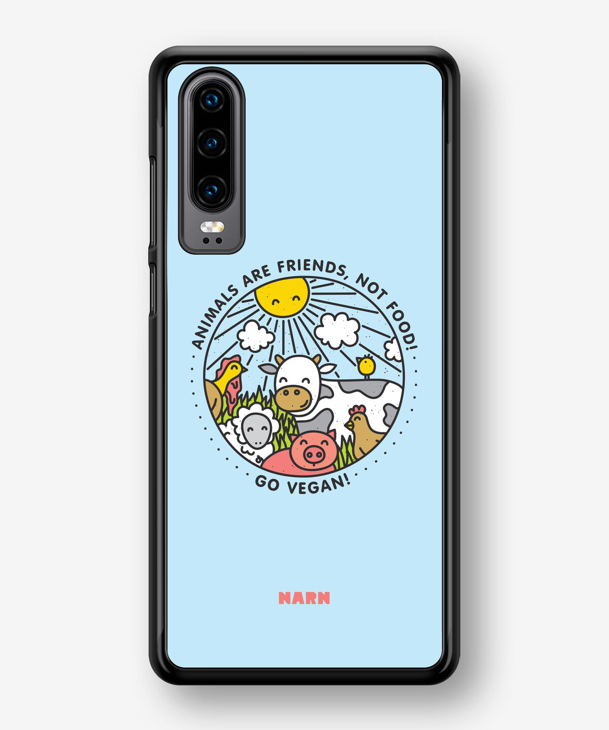 Huawei P30 Hard Case – Friends, Not Food - View 1