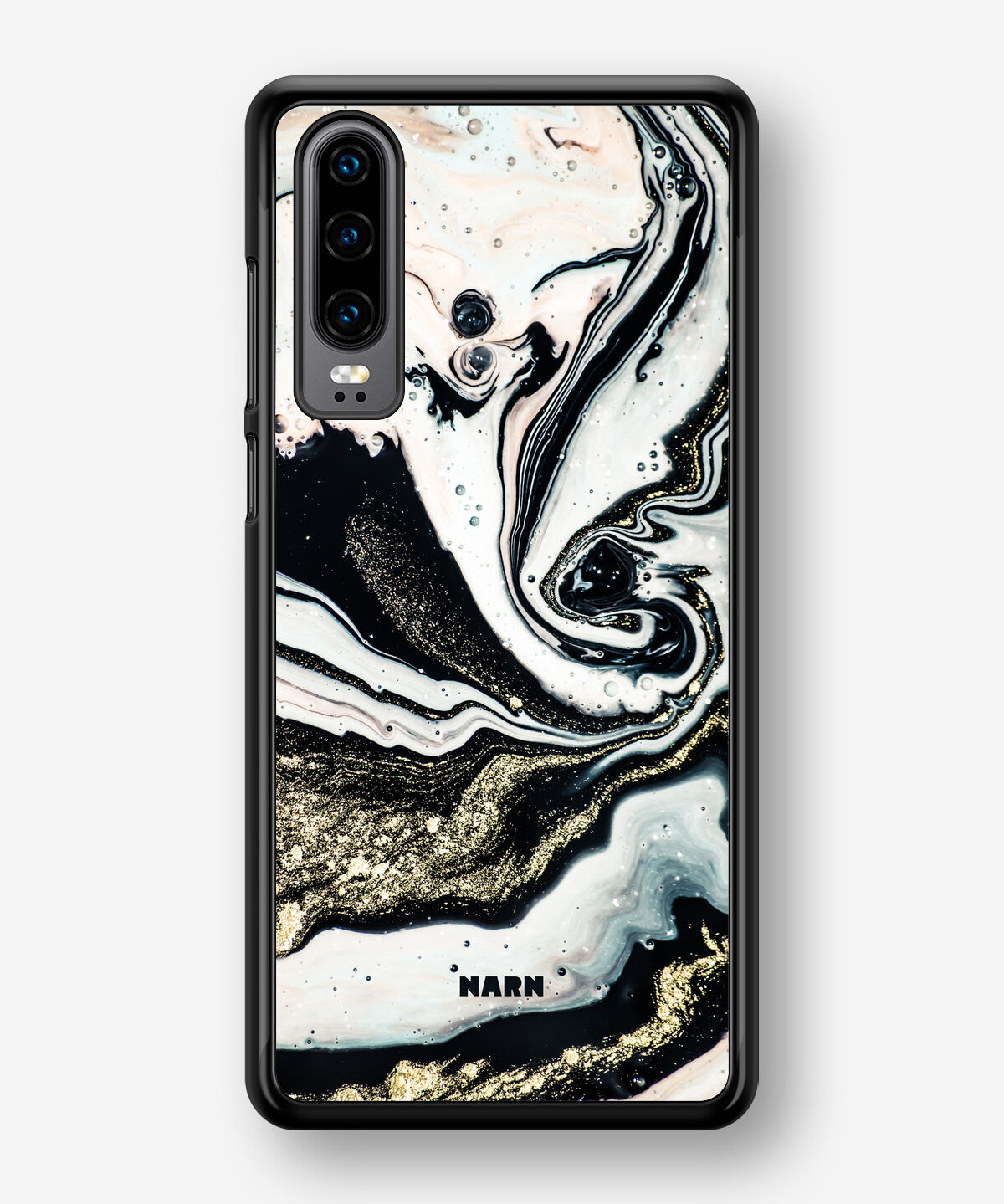Huawei P30 Hard Case – Golden Swirl - View 1