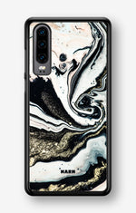 Huawei P30 Hard Case – Golden Swirl - View 1