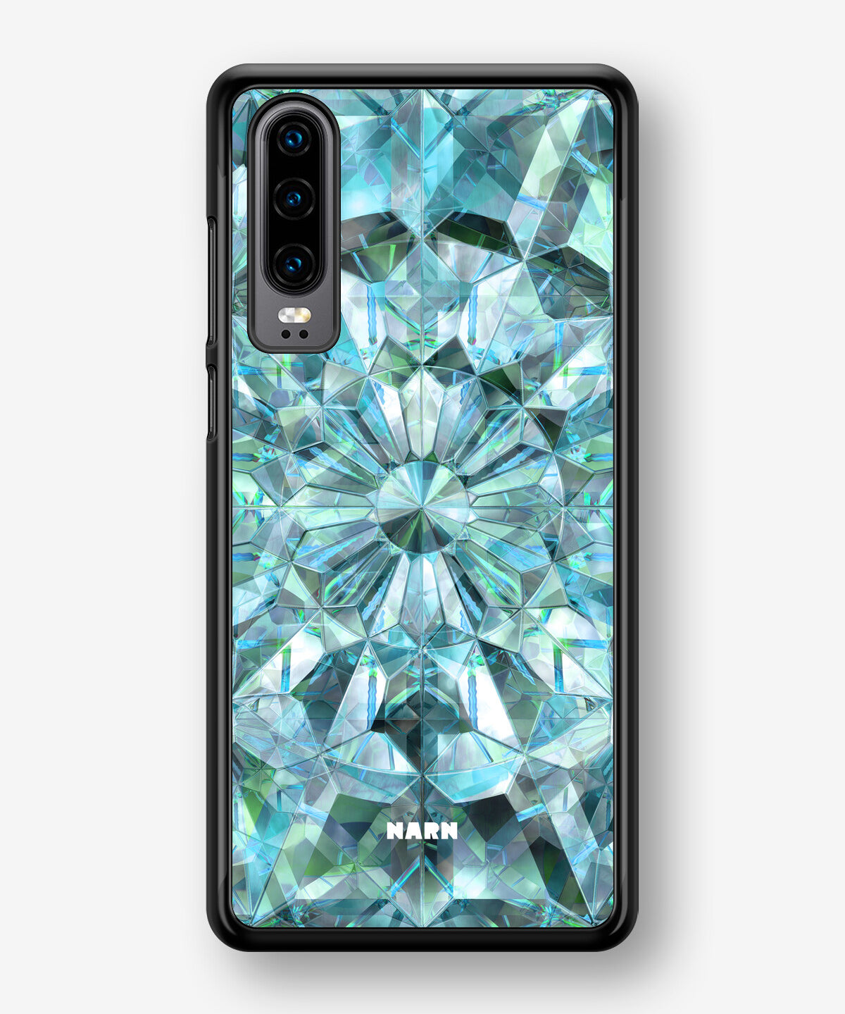Huawei P30 Hard Case – Green Crystals - View 1