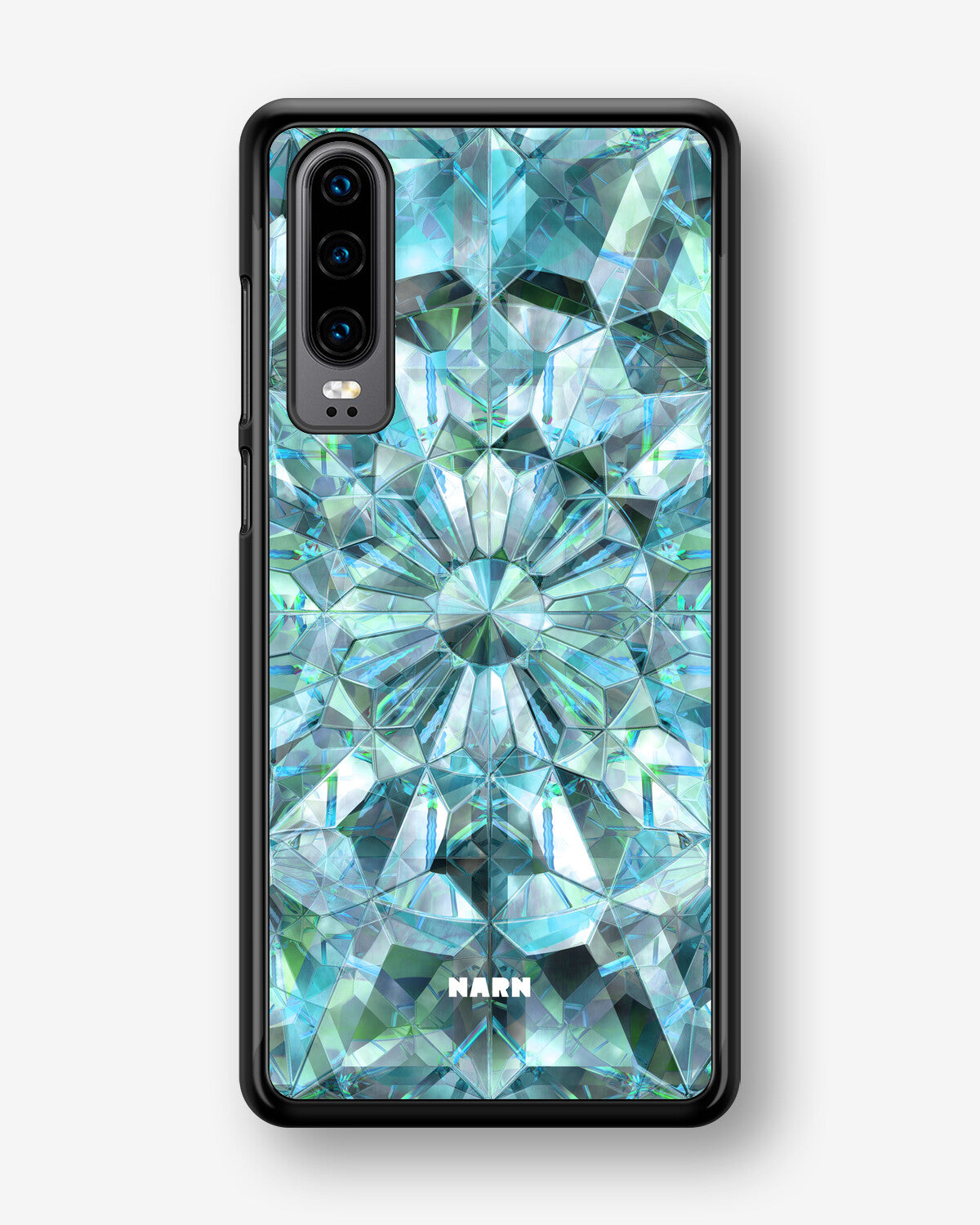 Huawei P30 Hard Case – Green Crystals - View 1