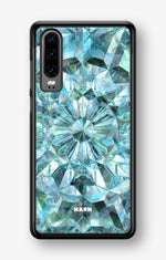 Huawei P30 Hard Case – Green Crystals - View 1