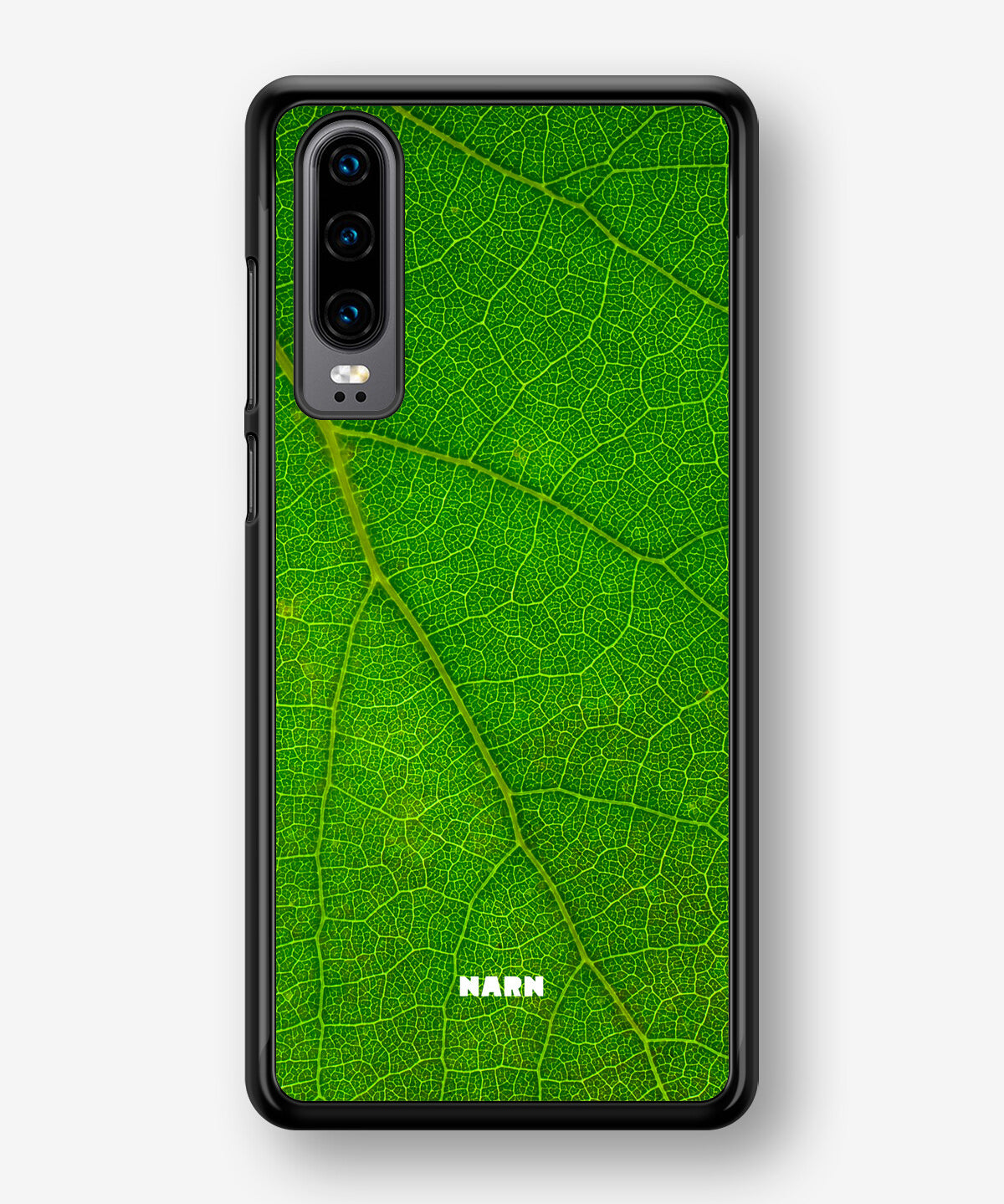 Huawei P30 Hard Case – Green Leafy - View 1