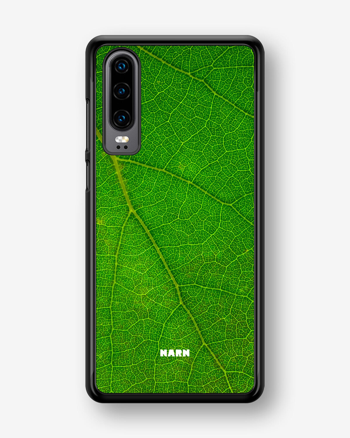 Huawei P30 Hard Case – Green Leafy - View 1