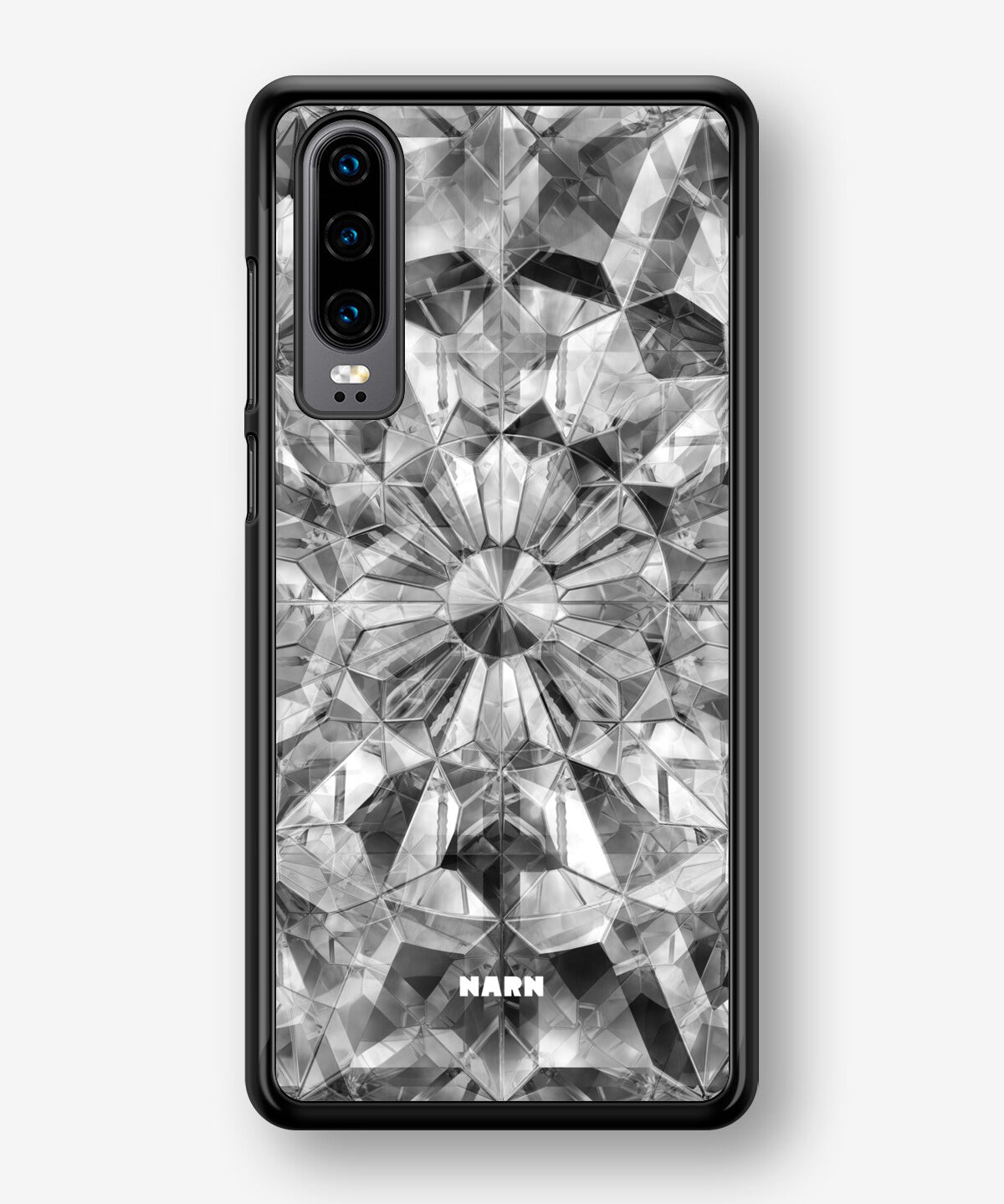 Huawei P30 Hard Case – Grey Crystals - View 1