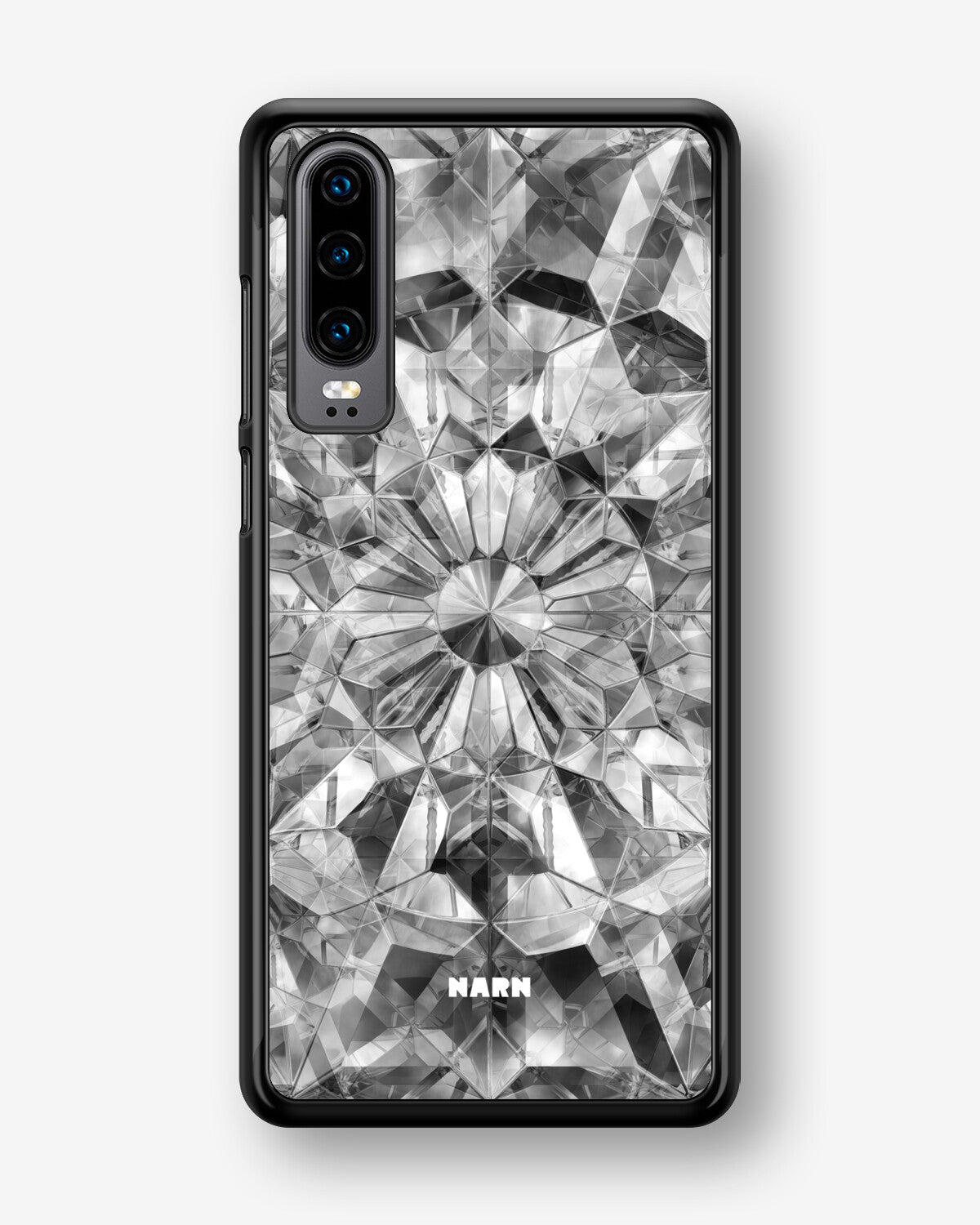 Huawei P30 Hard Case – Grey Crystals - View 1