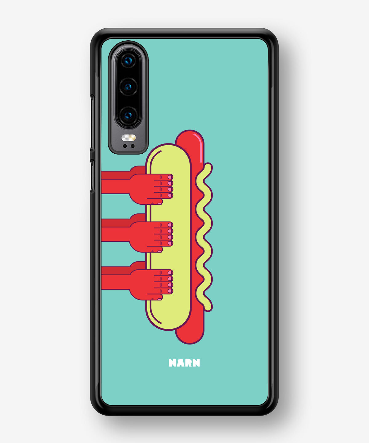 Huawei P30 Hard Case – Hot Dog - View 1