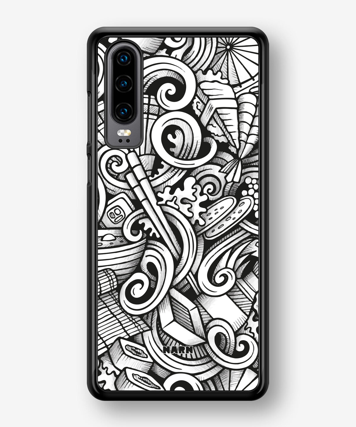 Huawei P30 Hard Case – Japanese Pattern - View 1