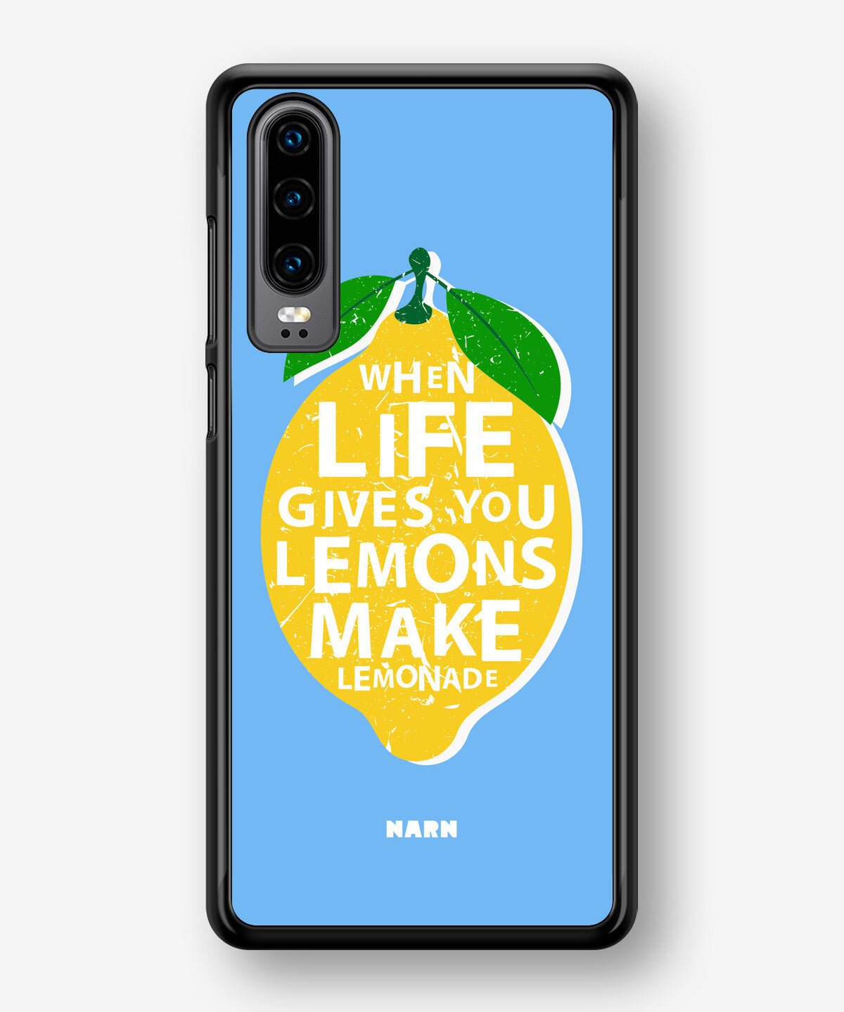 Huawei P30 Hard Case – Lemon Quote - View 1