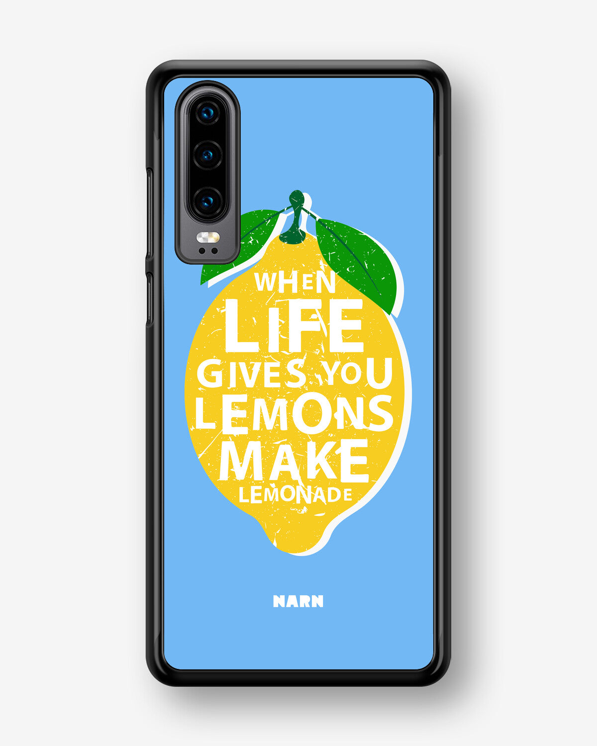 Huawei P30 Hard Case – Lemon Quote - View 1