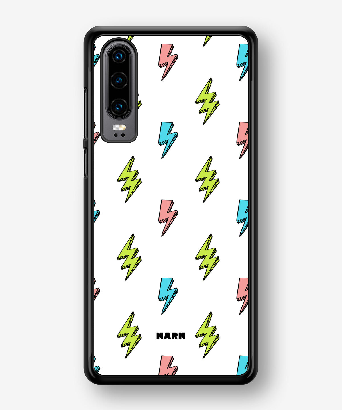 Huawei P30 Hard Case – Lightning Bolts - View 1