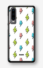 Huawei P30 Hard Case – Lightning Bolts - View 1
