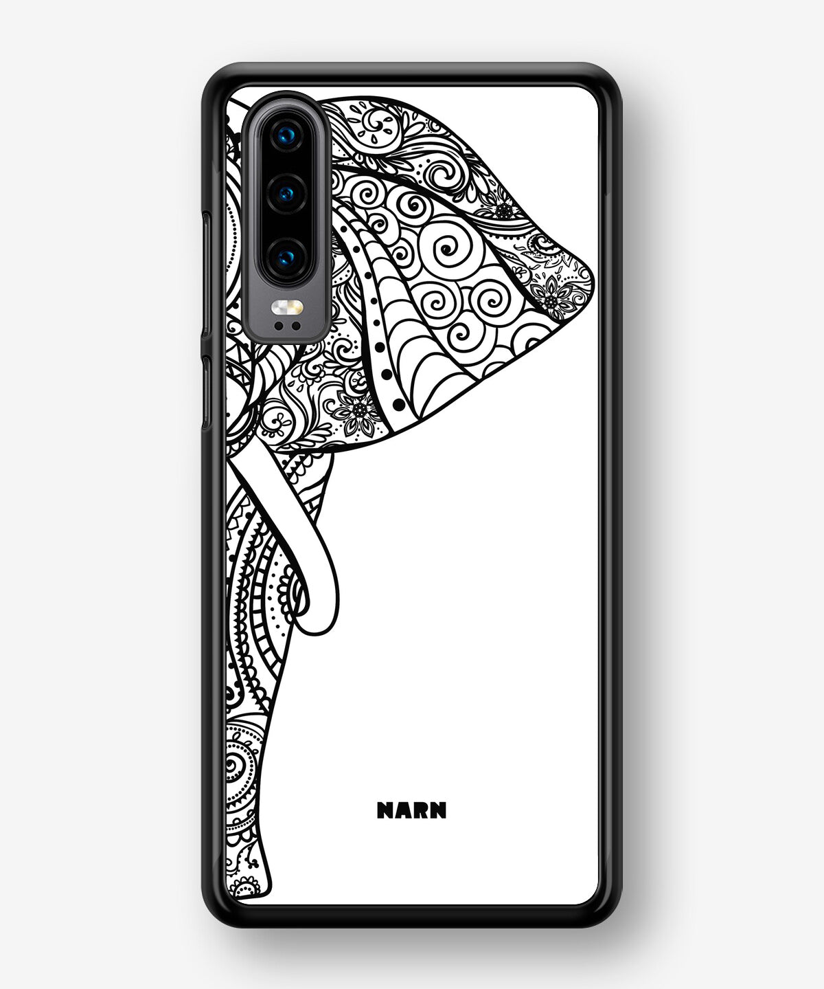 Huawei P30 Hard Case – Mandala Elephant - View 1