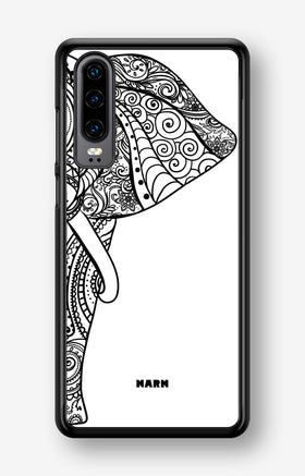 Huawei P30 Hard Case – Mandala Elephant - View 1