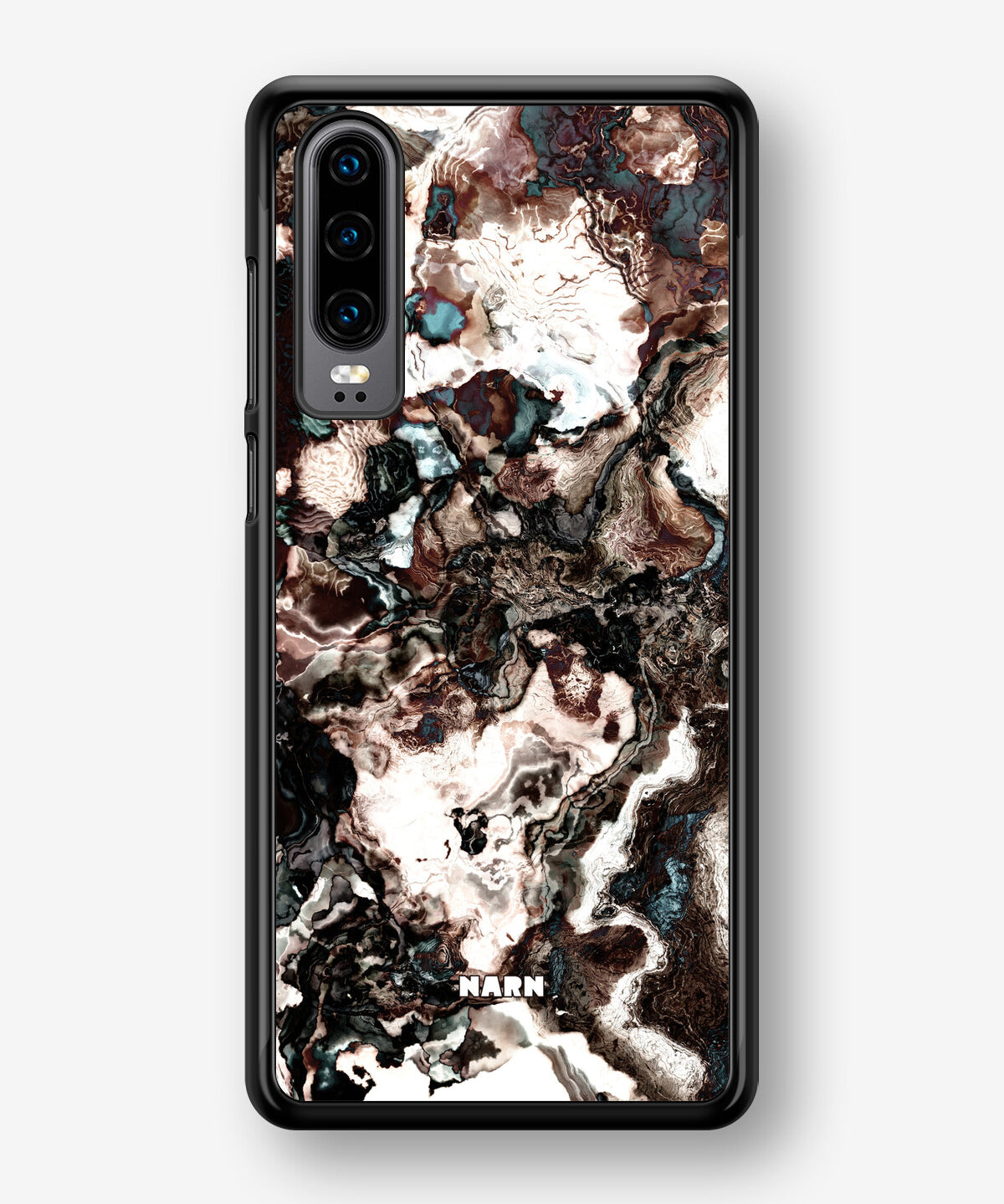 Huawei P30 Hard Case – Marble Brown - View 1