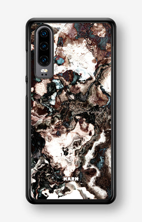Huawei P30 Hard Case – Marble Brown - View 1