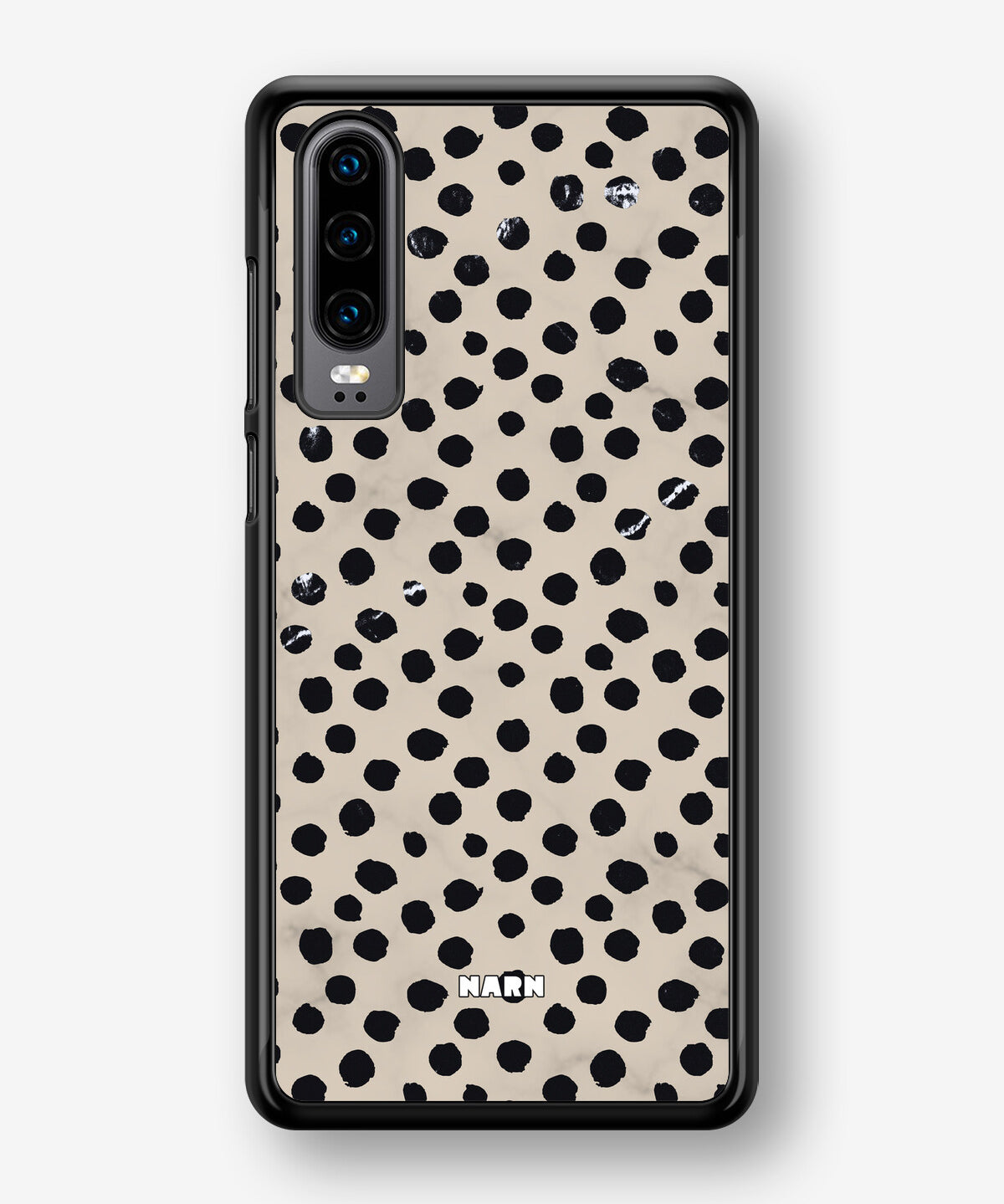 Huawei P30 Hard Case – Marble Dots - View 1