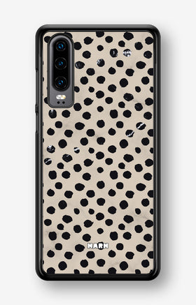 Huawei P30 Hard Case – Marble Dots - View 1