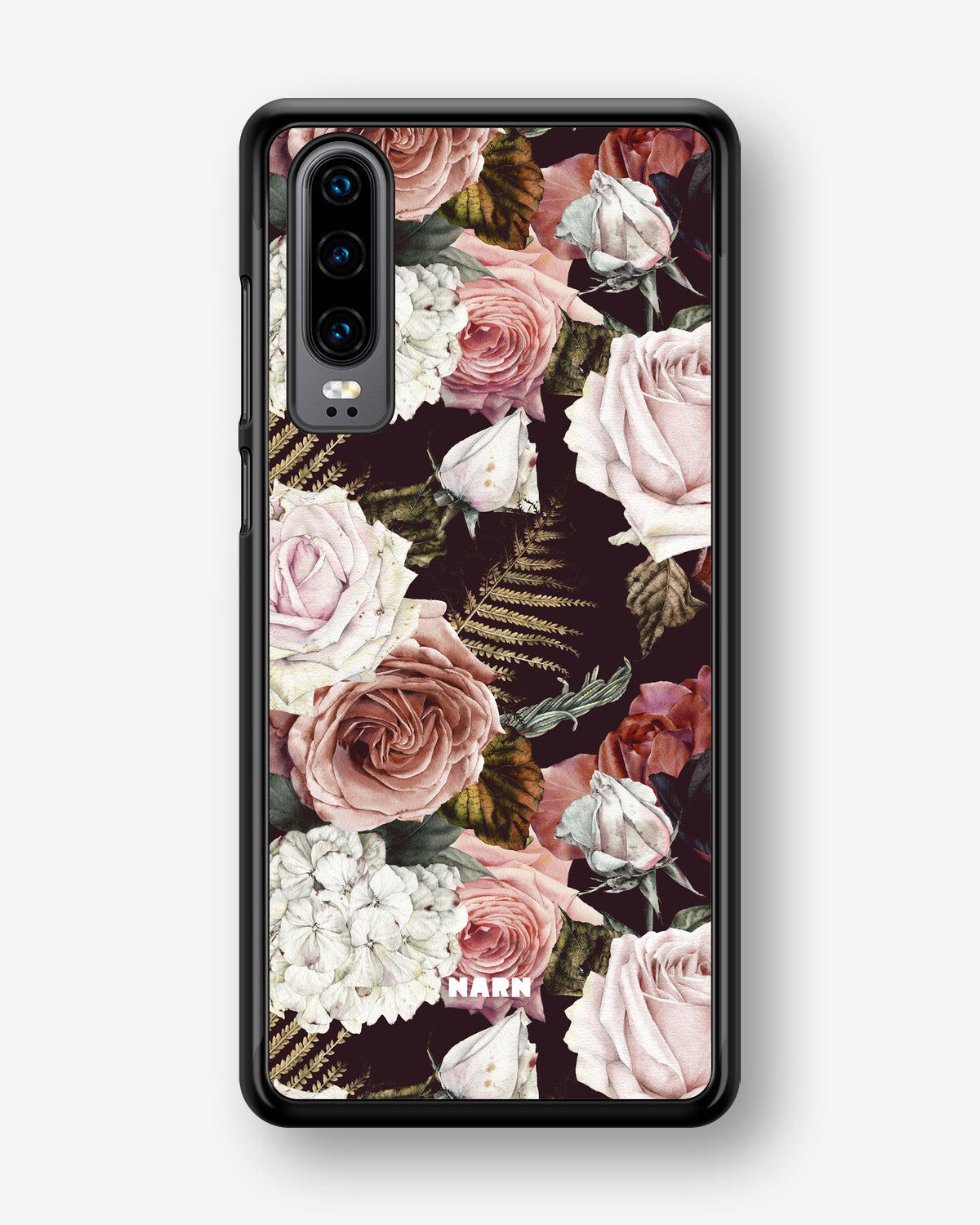 Huawei P30 Hard Case – Midnight Roses - View 1