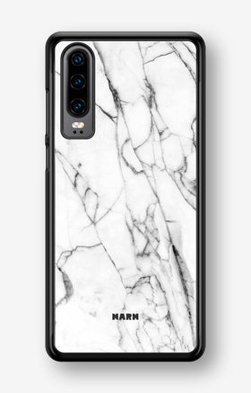Huawei P30 Hard Case – Milky Marble - View 1