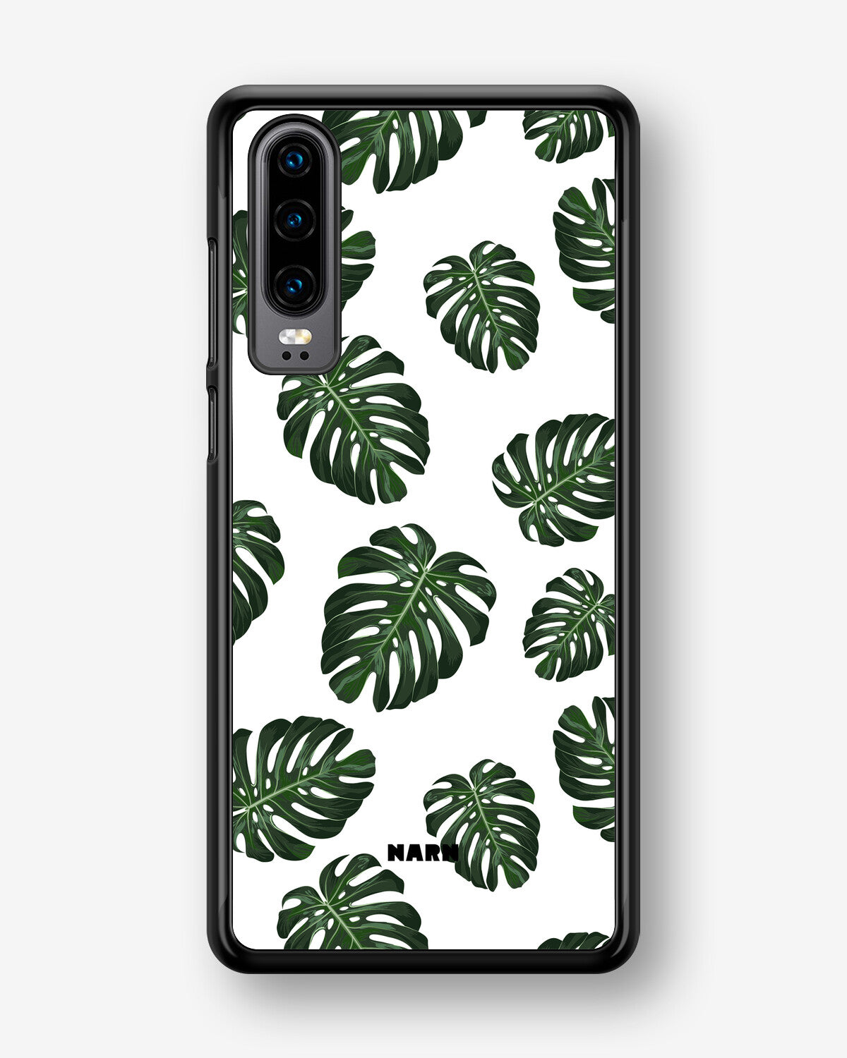 Huawei P30 Hard Case – Monstera Pattern - View 1