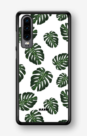 Huawei P30 Hard Case – Monstera Pattern - View 1