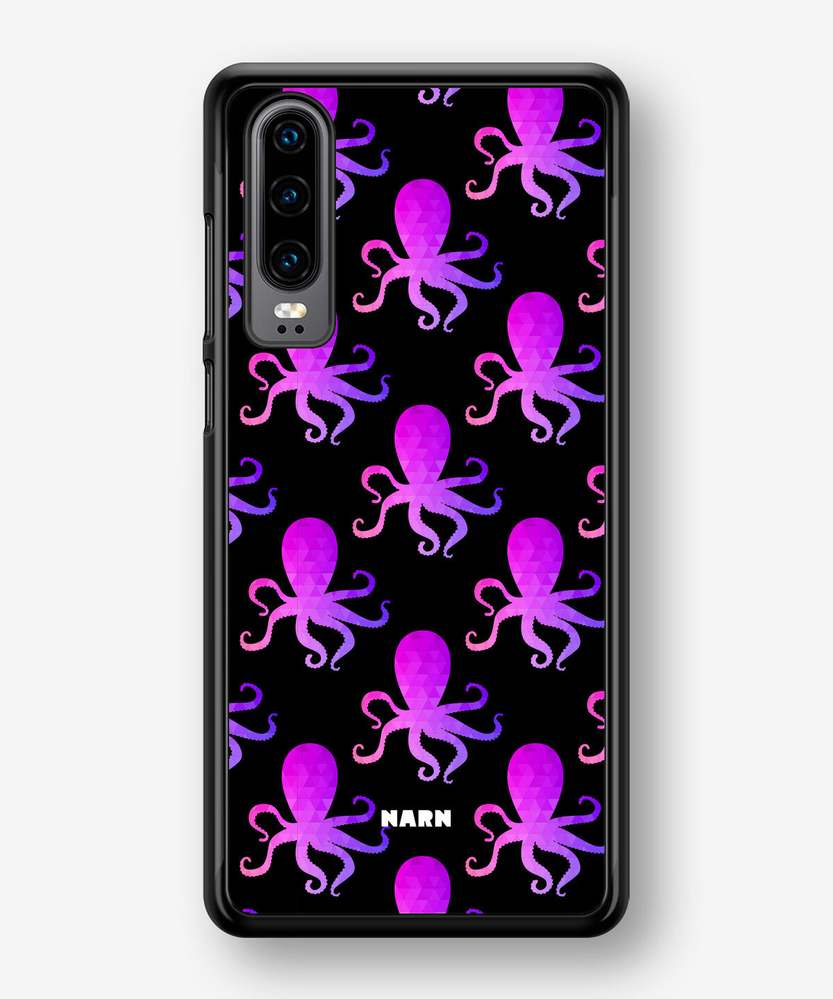 Huawei P30 Hard Case – Octopus Pattern - View 1
