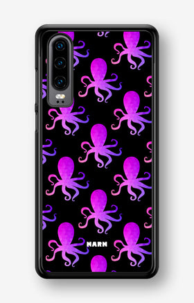 Huawei P30 Hard Case – Octopus Pattern - View 1