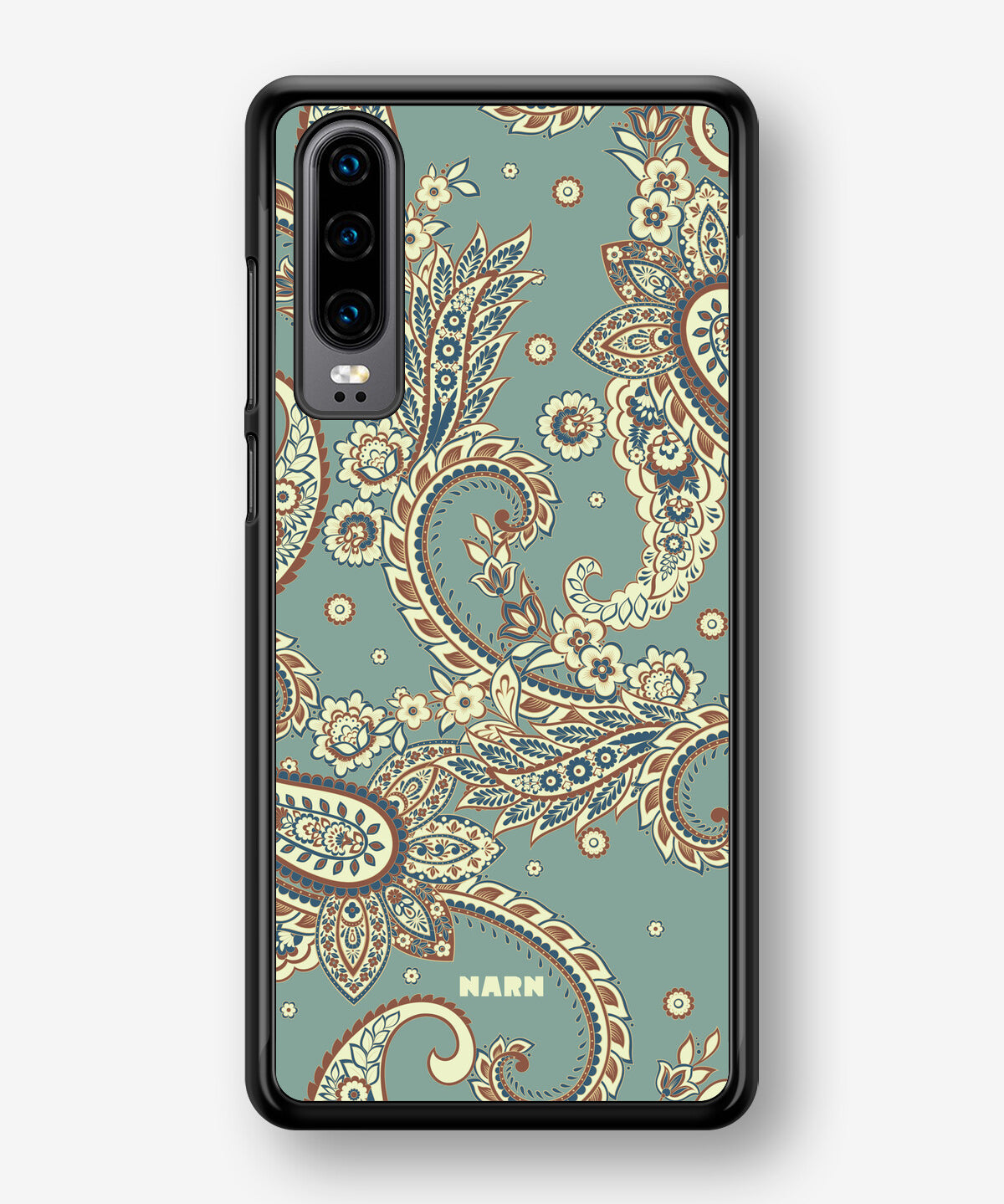 Huawei P30 Hard Case – Paisley Green - View 1