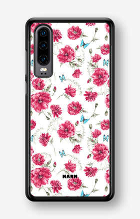 Huawei P30 Hard Case – Poppies in Bloom - View 1
