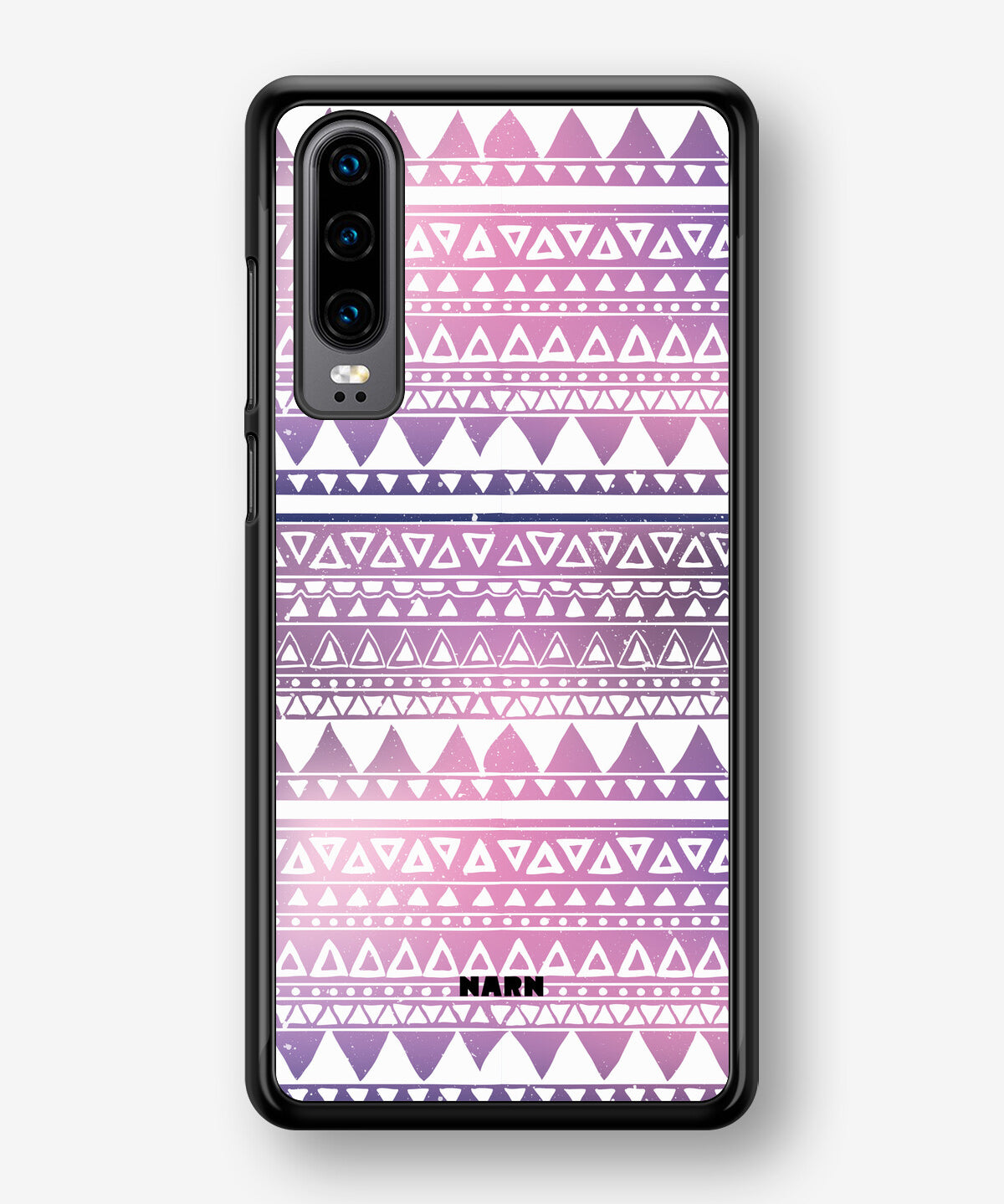 Huawei P30 Hard Case – Purple Aztec - View 1