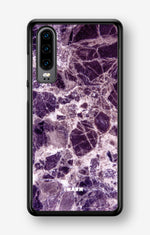 Huawei P30 Hard Case – Purple Marble - View 1