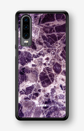 Huawei P30 Hard Case – Purple Marble - View 1