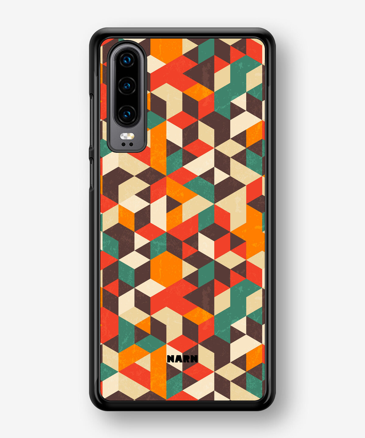 Huawei P30 Hard Case – Retro Geometric - View 1