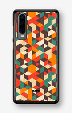 Huawei P30 Hard Case – Retro Geometric - View 1