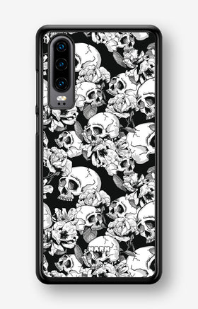 Huawei P30 Hard Case – Skull Garden - View 1
