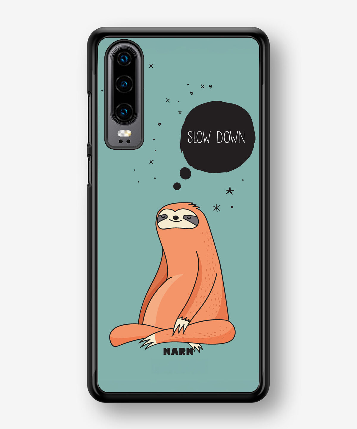 Huawei P30 Hard Case – Slow Down Sloth - View 1