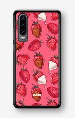 Huawei P30 Hard Case – Strawberry Chocolate - View 1