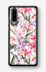 Huawei P30 Hard Case – Watercolor Flowers - View 1