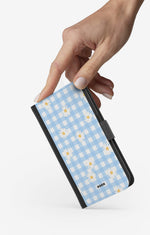 Huawei P30 Wallet Case - Blue Daisies - View 2