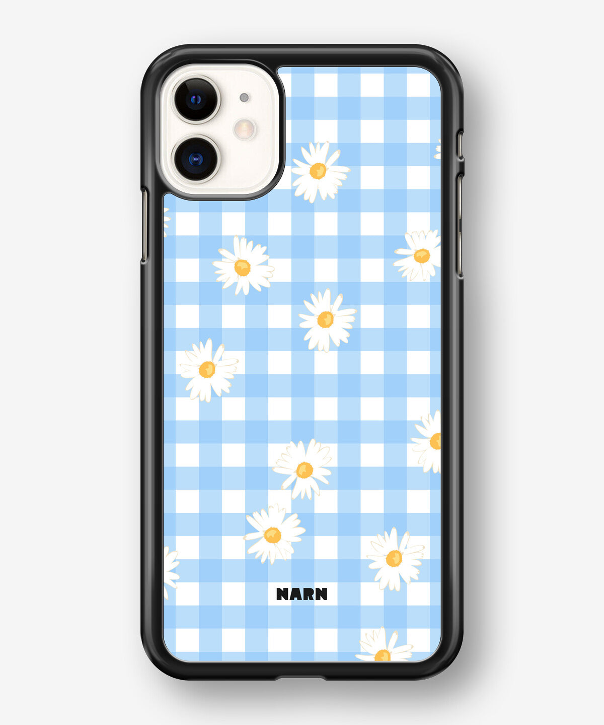 iPhone 11 Hard Case – Blue Daisies - View 1